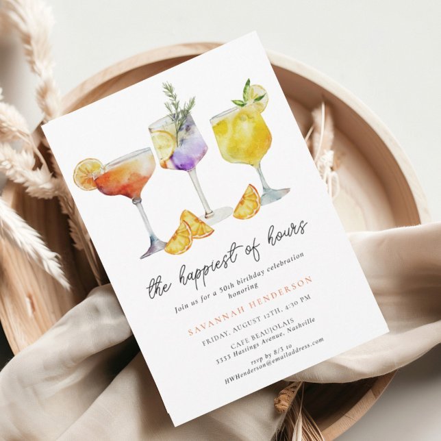 Convites A Festa de aniversário mais feliz das 50ª horas (Criador carregado)