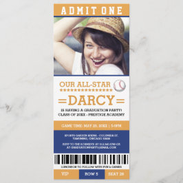 Convites A festa de formatura do basebol convida