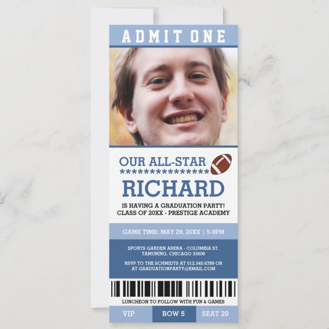 Convites A festa de formatura do futebol convida (Frente)