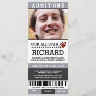 Convites A festa de formatura do futebol convida