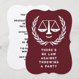 Convites à Festa de formatura na Faculdade de Dire