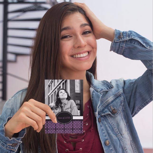 Convites à festa de formatura [Roxo] (Criador carregado)