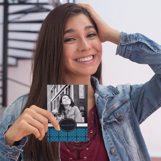 Convites à festa de formatura [Teal] (Criador carregado)