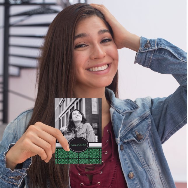 Convites à festa de formatura [Verde] (Criador carregado)