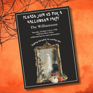 Convites **A Festa de Halloween com Estilo Personalizado (c