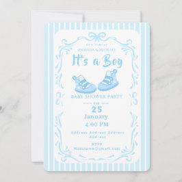 Convites A fita arco é um Calçado para bebês