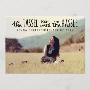 Convites A Foto Do Formando Tassel Valeu A Pena Com O Scrip