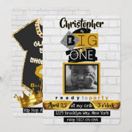 Convites A foto do primeiro aniversario do BIG One| Hip Hop