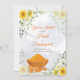 Convites A Haldi convida a Holud