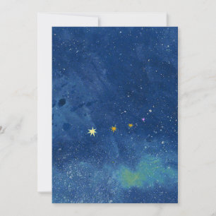 Convites A ilustração do céu estrelado