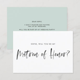 Convites A letra de pincel é minha honra