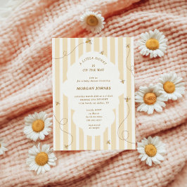 Convites A Little Bee Baby Shower Invitation