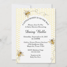 A little Honey Is On The Way Baby Shower