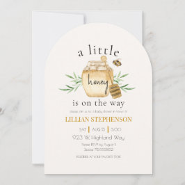 Convites A Little Honey Is On The Way Bee Baby Shower