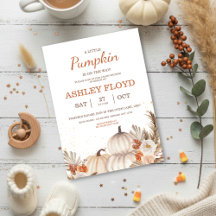 A Little Pumpkin — Boho Halloween Baby Shower