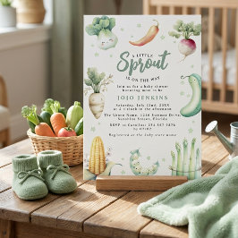 Convites A Little Sprout Baby shower Invitation