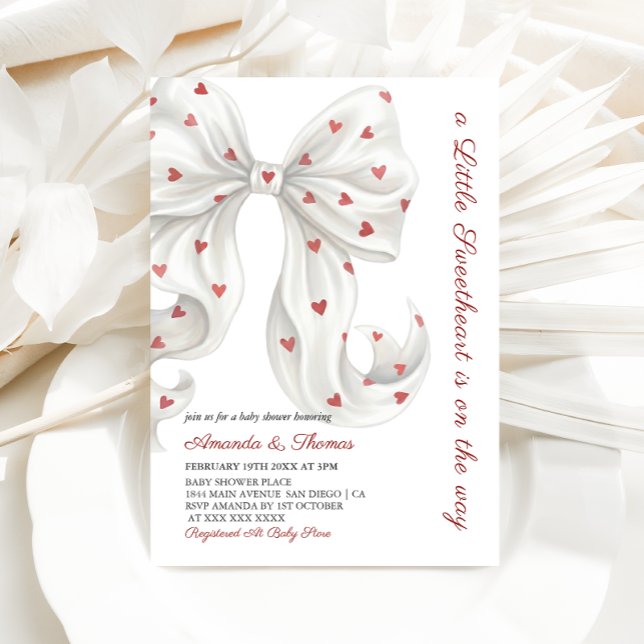 Convites A Little sweetheart Gender Neutral Baby Shower (Criador carregado)