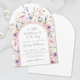 Convites A Little Wildflower Floral Baby Shower