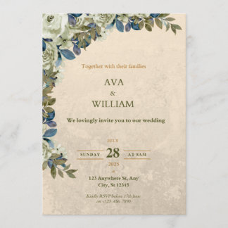Convites A luxurious and stylish wedding invitation 