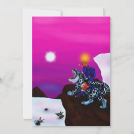 Convites A Luz da Esperança, pintura de fantasia de Natal