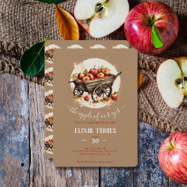 Convites A Maçã Do Nosso Chá de fraldas De Olhos