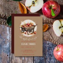 A Maçã Do Nosso Chá de fraldas De Olhos