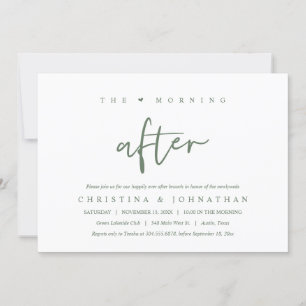 Convites A Manhã Seguinte, Brunch Felizes para Sempre