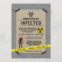 A manifestação do zombi convida a área contaminada