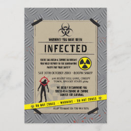 Convites A manifestação do zombi convida a área contaminada