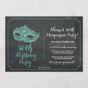 Convites A máscara da hortelã do partido do MASCARADA