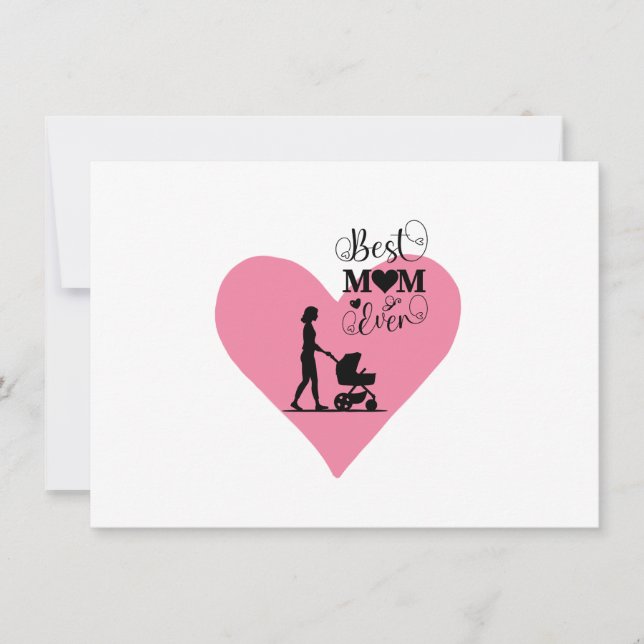 Convites "A Melhor Mãe De Todos Os tempos - Momentos Sensív (Frente)