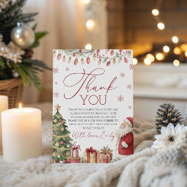 Convites A Merry Little Birthday Thank You