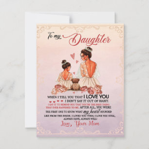 Convites À Minha Filha Presente, Filha E Mãe, Carta De Am