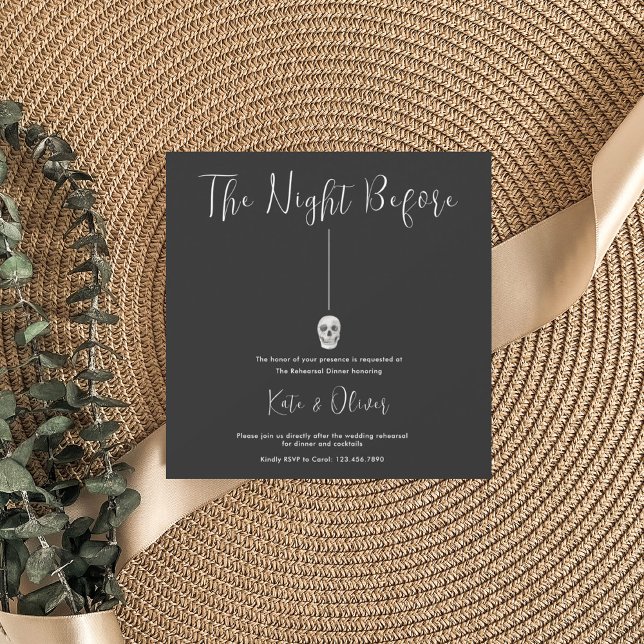 Convites A Morte Nos Parte O Janto De Ensaio De Casamento (Criador carregado)