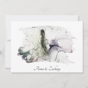 Convites *~* A Mulher Umbrella do Japão RSVP QR AR AR27 Cas