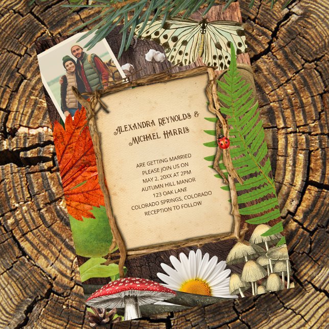 Convites A Natureza Da Floresta Russa Encantadora Inspirou- (Criador carregado)