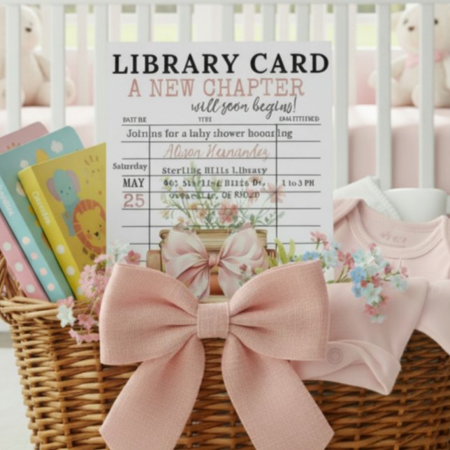 Convites A New Chapter Baby Shower (Criador carregado)