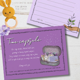 Convites A New Chapter Storybook Time Capsule Game Card 