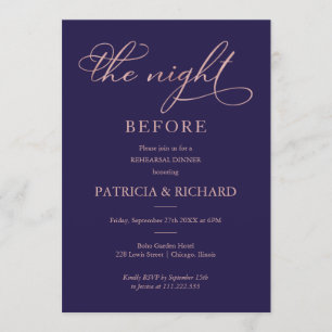 Convites A Noite Antes Do Janto De Ensaio Da Folha De Ouro 