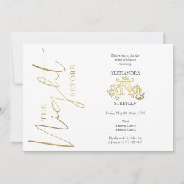 Convites A noite antes do Janto de ensaio de caligrafia