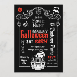 Convites à Noite de Frio de Halloween