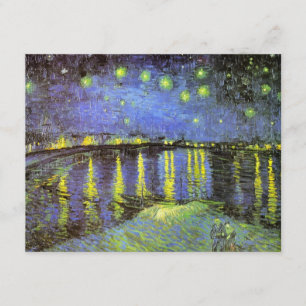 Convites A noite estrelada de Vincent van Gogh sobre o Rhon