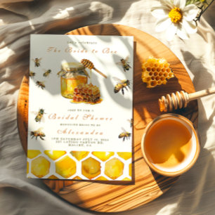 Convites A noiva do chá de mel