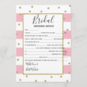 Convites a noiva do conselho do casamento sabe o jogo do