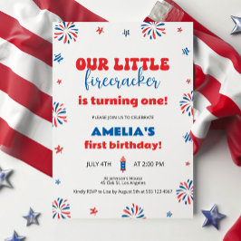 Convites A nossa pequena festa de primeiro aniversario do F