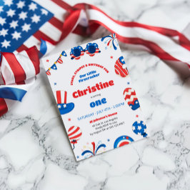 Convites A nossa pequena festa de primeiro aniversario do F