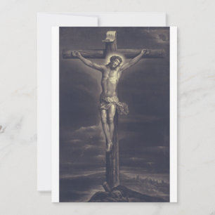 Convites A Paixão Sagrada Arte Preta e Branca Fina