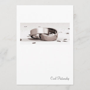 Convites A parceria civil entrelaçada senhores de Blc- dos