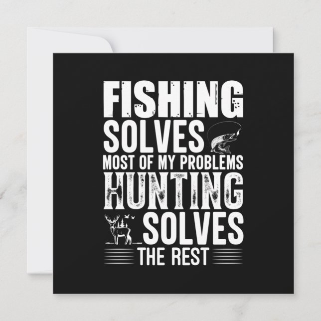 Convites A Pesca Fisher Resolve A Maioria Dos Meus Problema (Frente)