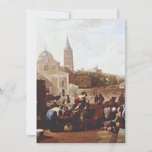 Convites A Piazza del Popolo em Roma por Johannes Lingelba